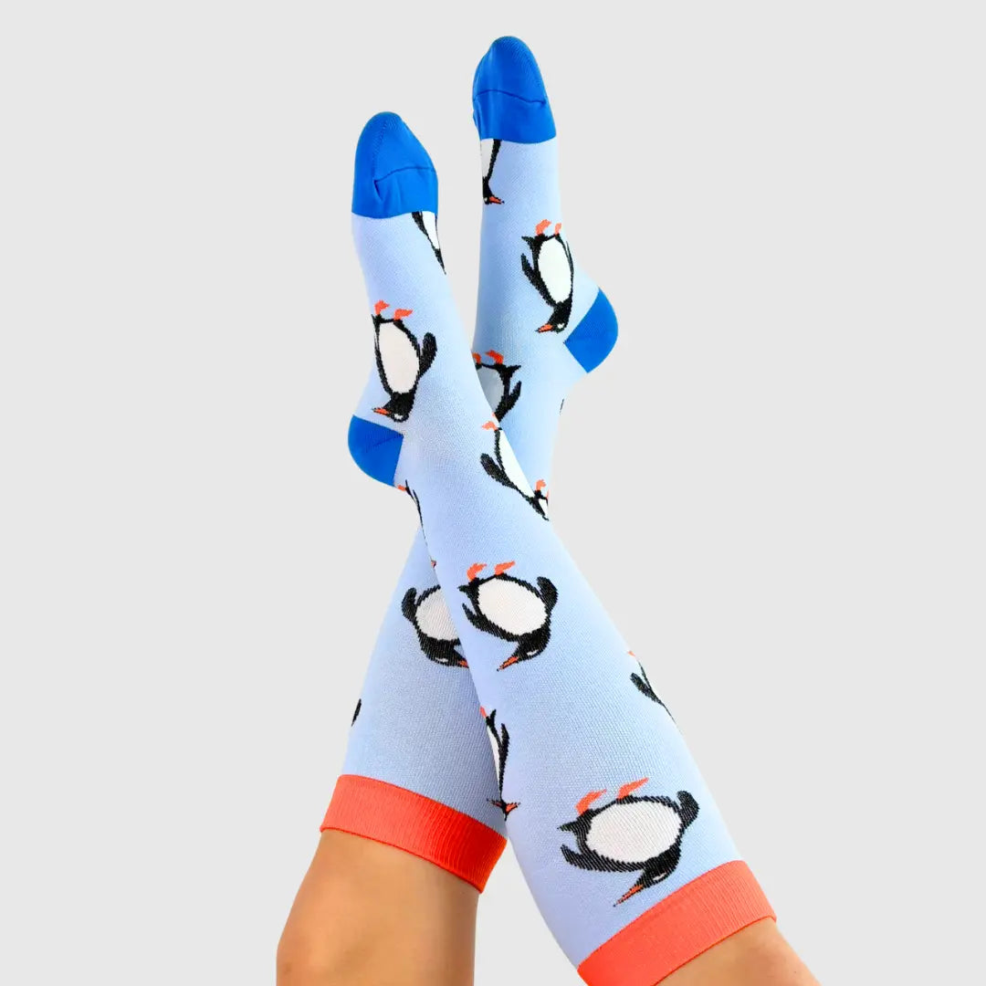 Pinguins Meias de Compressão Fanti