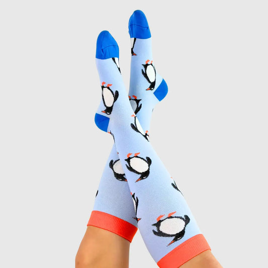 Pinguins Meias de Compressão Fanti