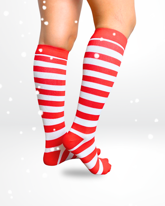 Riscas de Natal Meias de Compressãol | Edição limitada