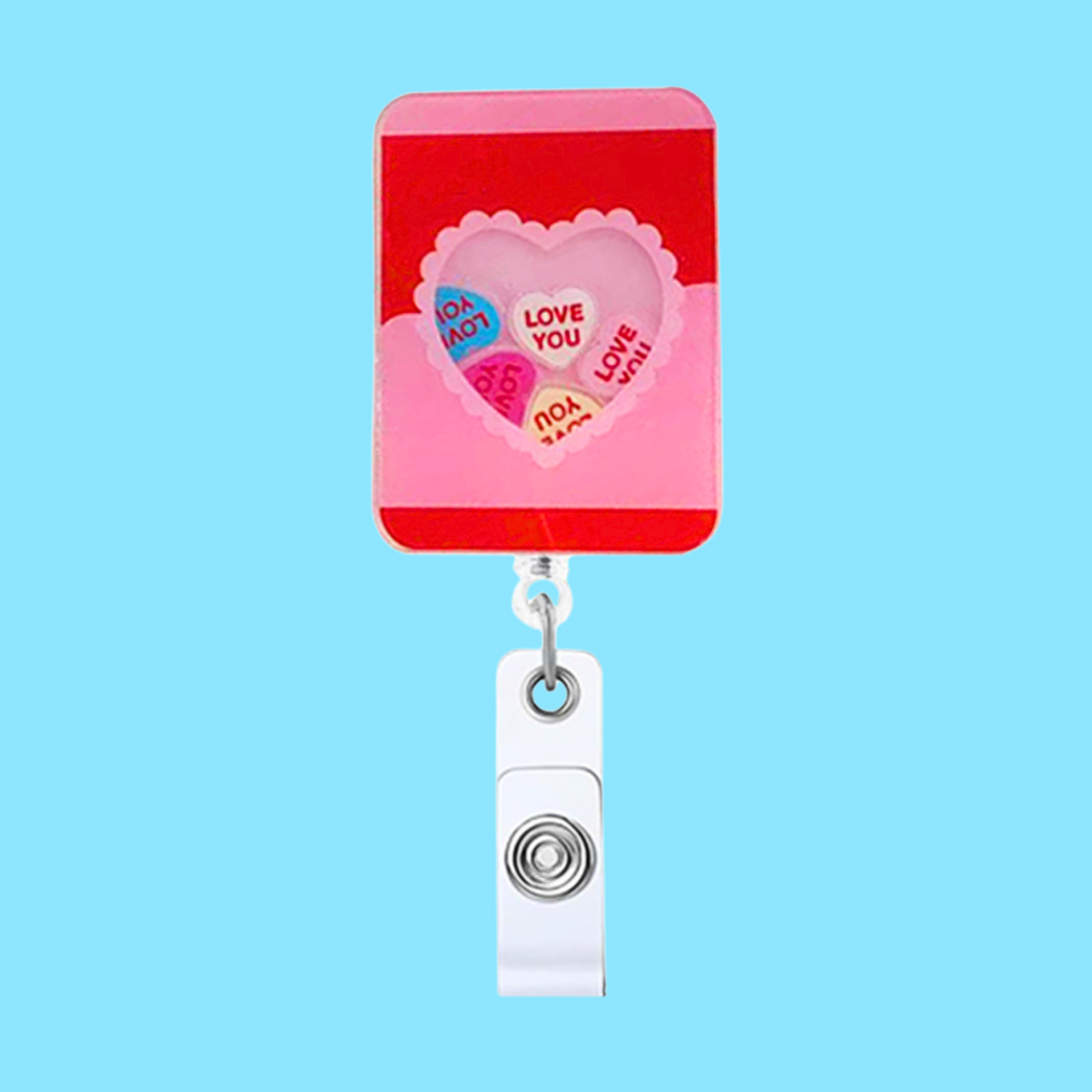 Corações Porta-Crachá Retrátil | Fanti