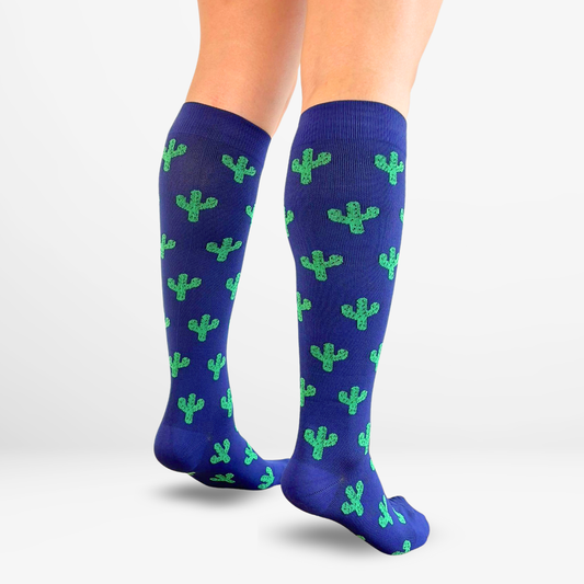 Catos Escuro Meias de Compressão Fanti